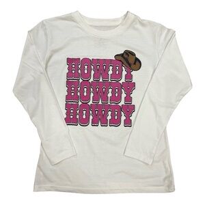 Lost Creek Outfitters Howdy Long Sleeve T-Shirt Size S Women